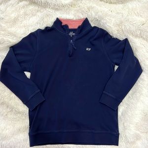 Boys long sleeve quarter zip Vineyard Vines size XL 20